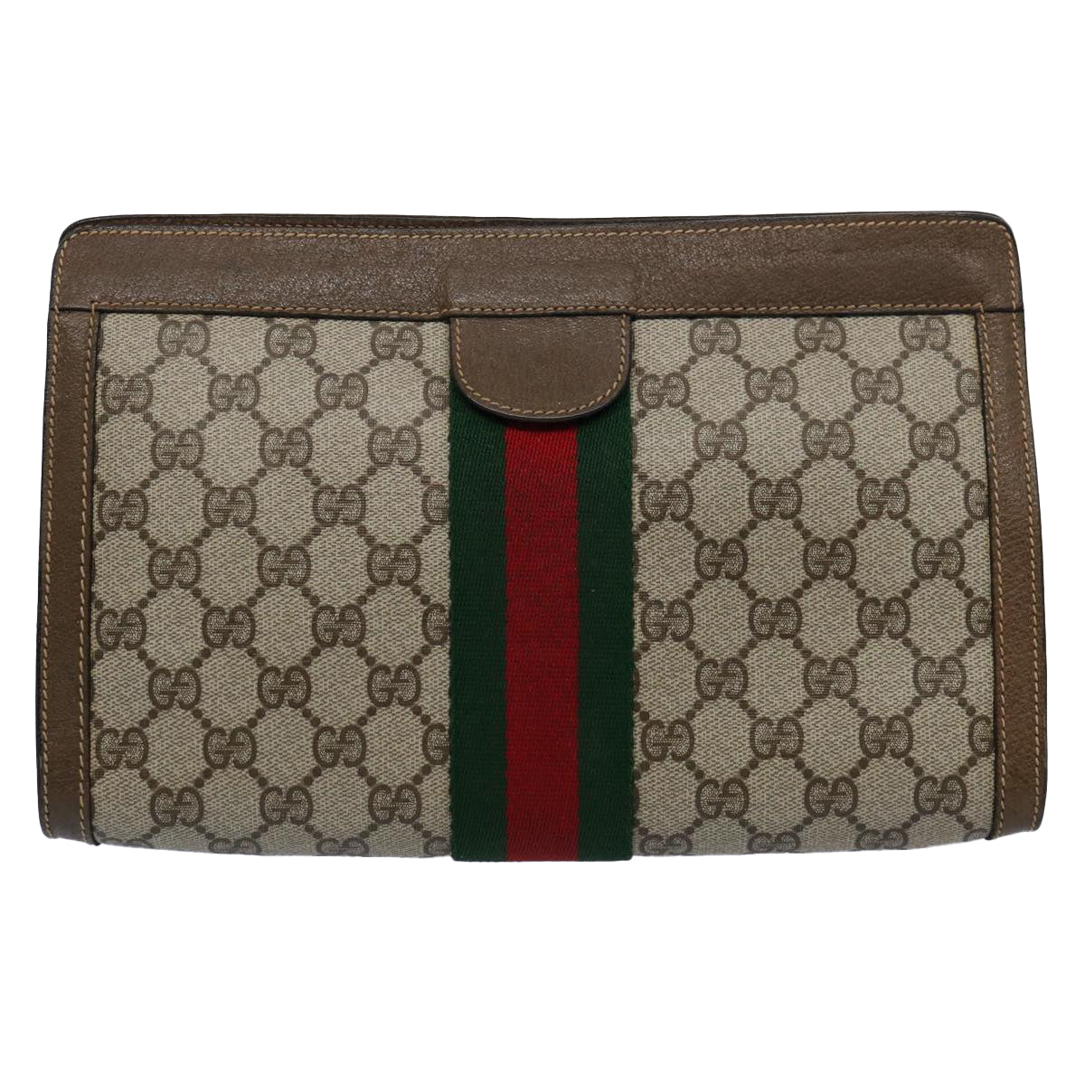 Gucci Ophidia  Canvas Clutch Bag ()