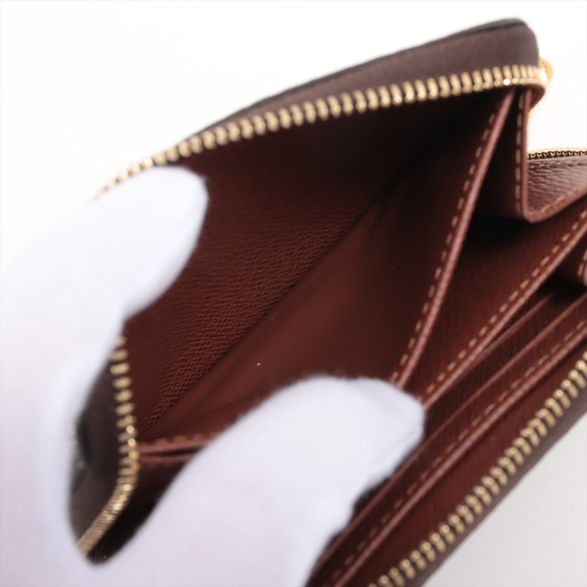 Louis Vuitton Monogram Zippyr Coin Impact M60067 Brown Coin Case