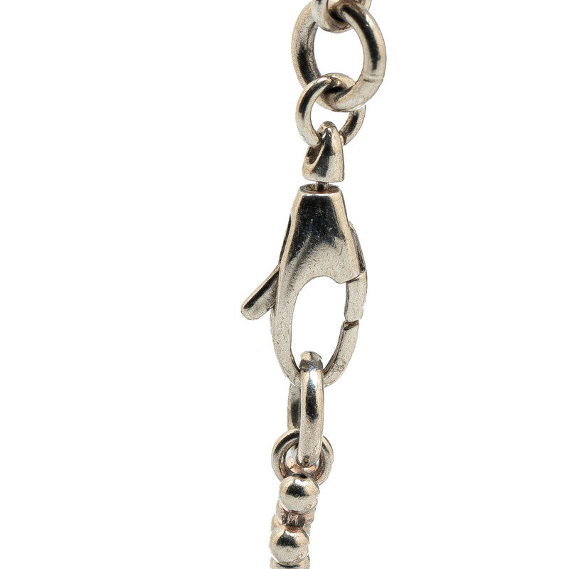 Gucci Silver Interlocking G Flower Bracelet