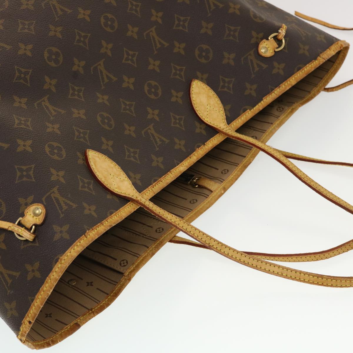 LOUIS VUITTON Monogram Neverfull GM Tote Bag M40157 LV 44002