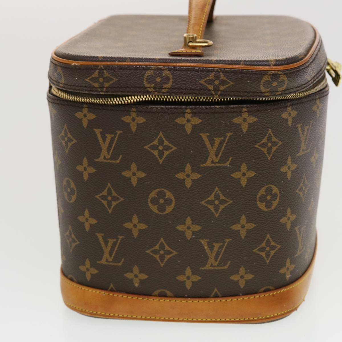 LOUIS VUITTON Monogram Nice Hand Bag 2way M47280 LV 44015