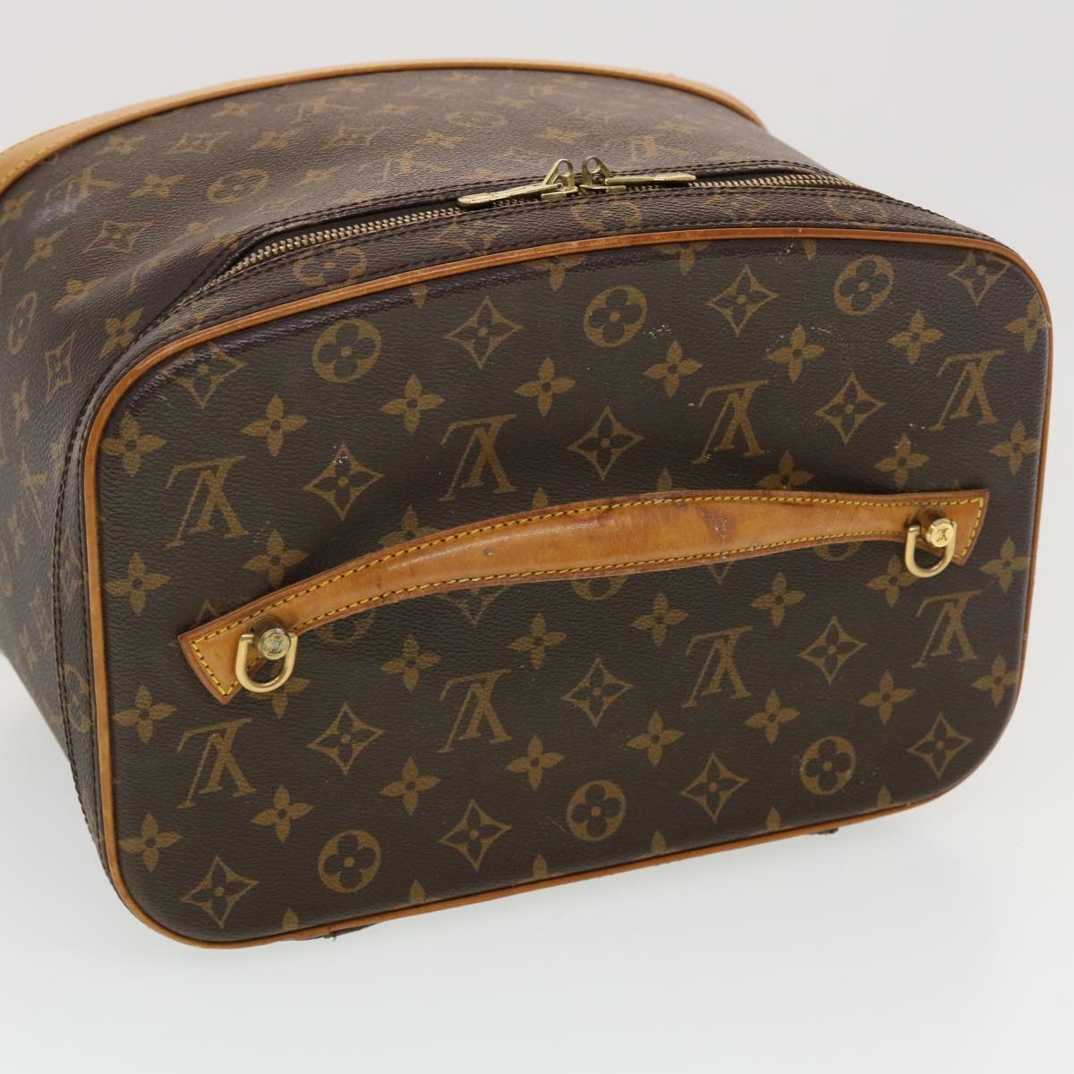 LOUIS VUITTON Monogram Nice Hand Bag 2way M47280 LV 44015