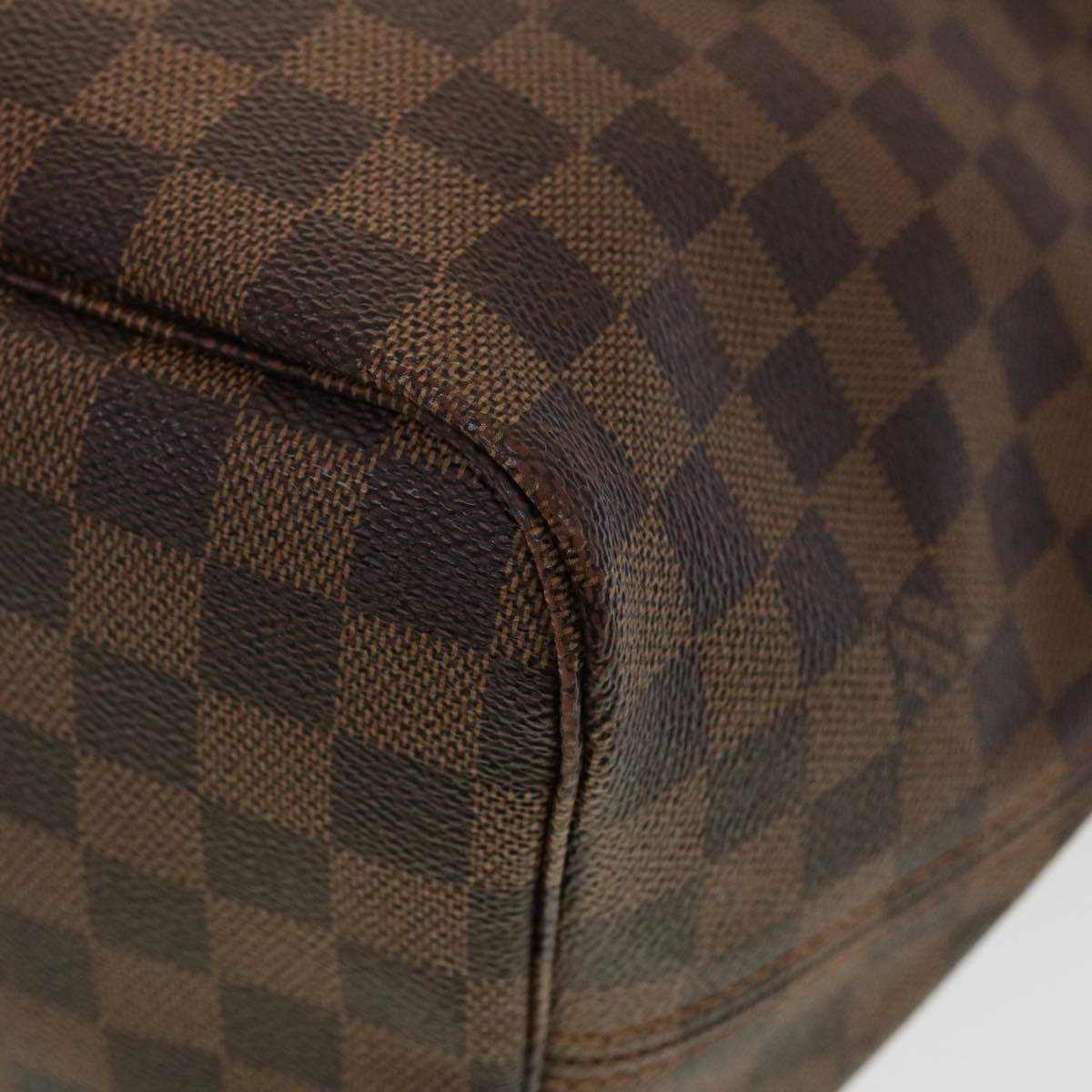 LOUIS VUITTON Damier Ebene Neverfull GM Tote Bag N51106 LV 44034