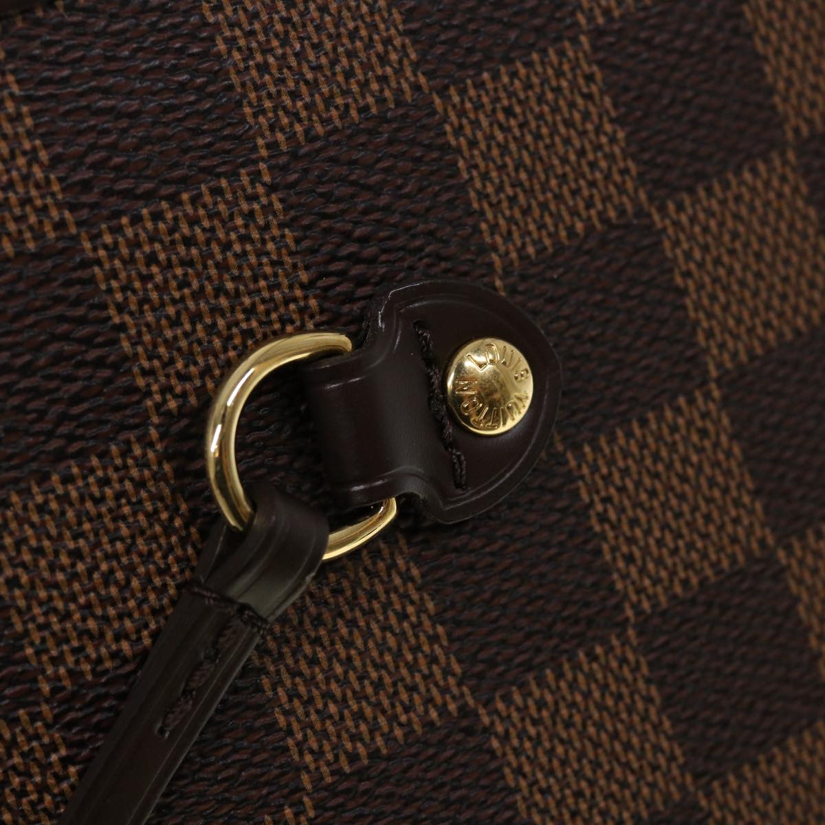 LOUIS VUITTON Damier Ebene Neverfull GM Tote Bag N51106 LV 44034
