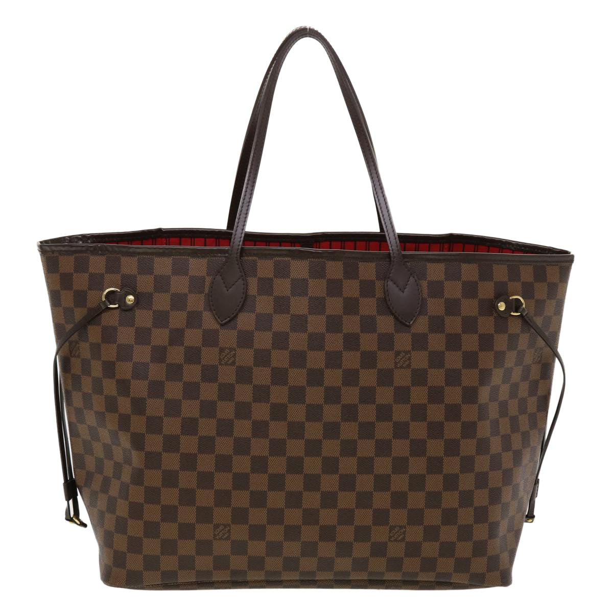 LOUIS VUITTON Damier Ebene Neverfull GM Tote Bag N51106 LV 44034