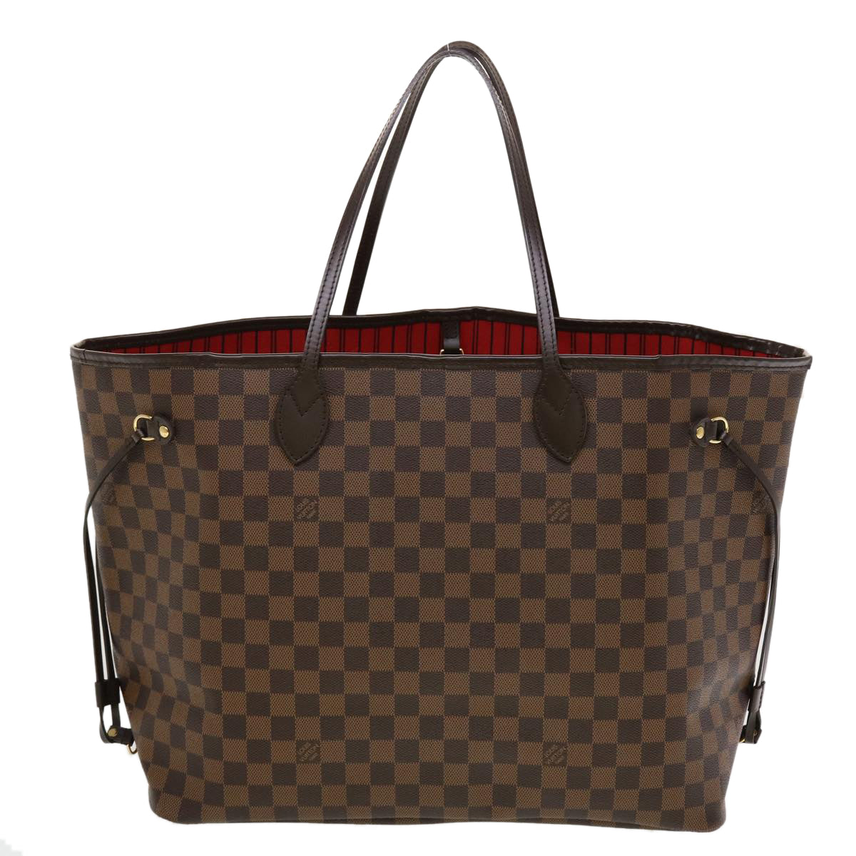 LOUIS VUITTON Damier Ebene Neverfull GM Tote Bag N51106 LV 44034