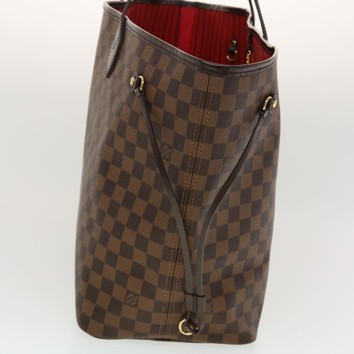 LOUIS VUITTON Damier Ebene Neverfull GM Tote Bag N51106 LV 44034