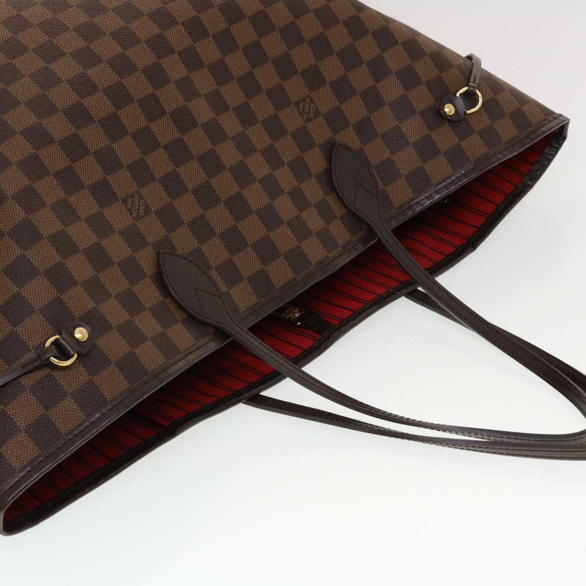 LOUIS VUITTON Damier Ebene Neverfull GM Tote Bag N51106 LV 44034