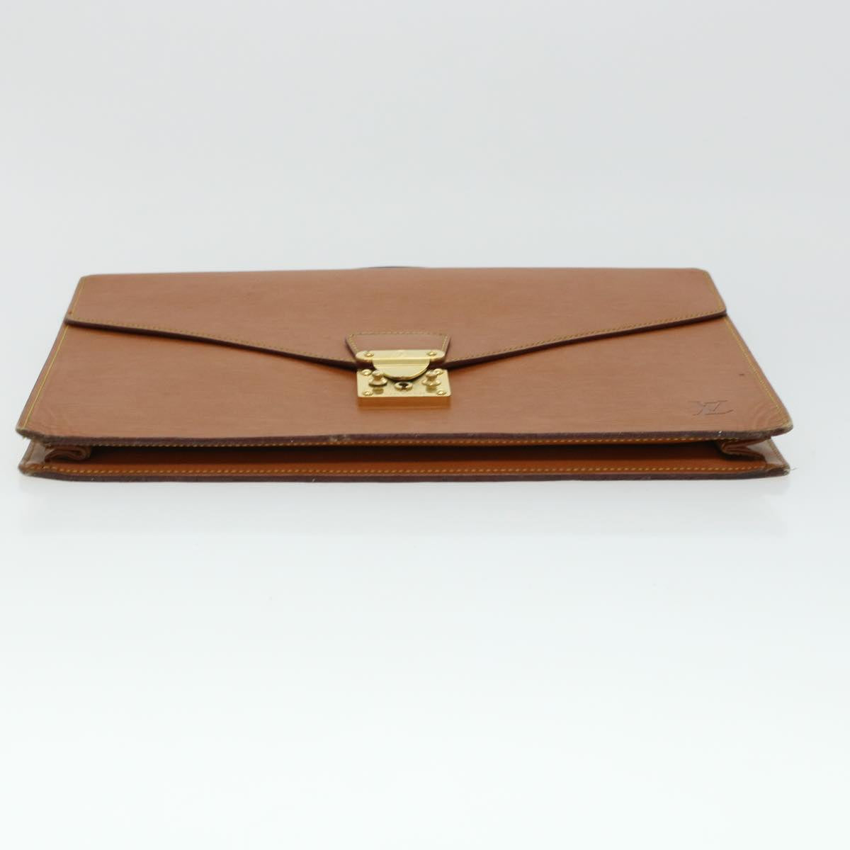 LOUIS VUITTON Epi Porte Documents Bandouliere Briefcase Brown M54468 44097