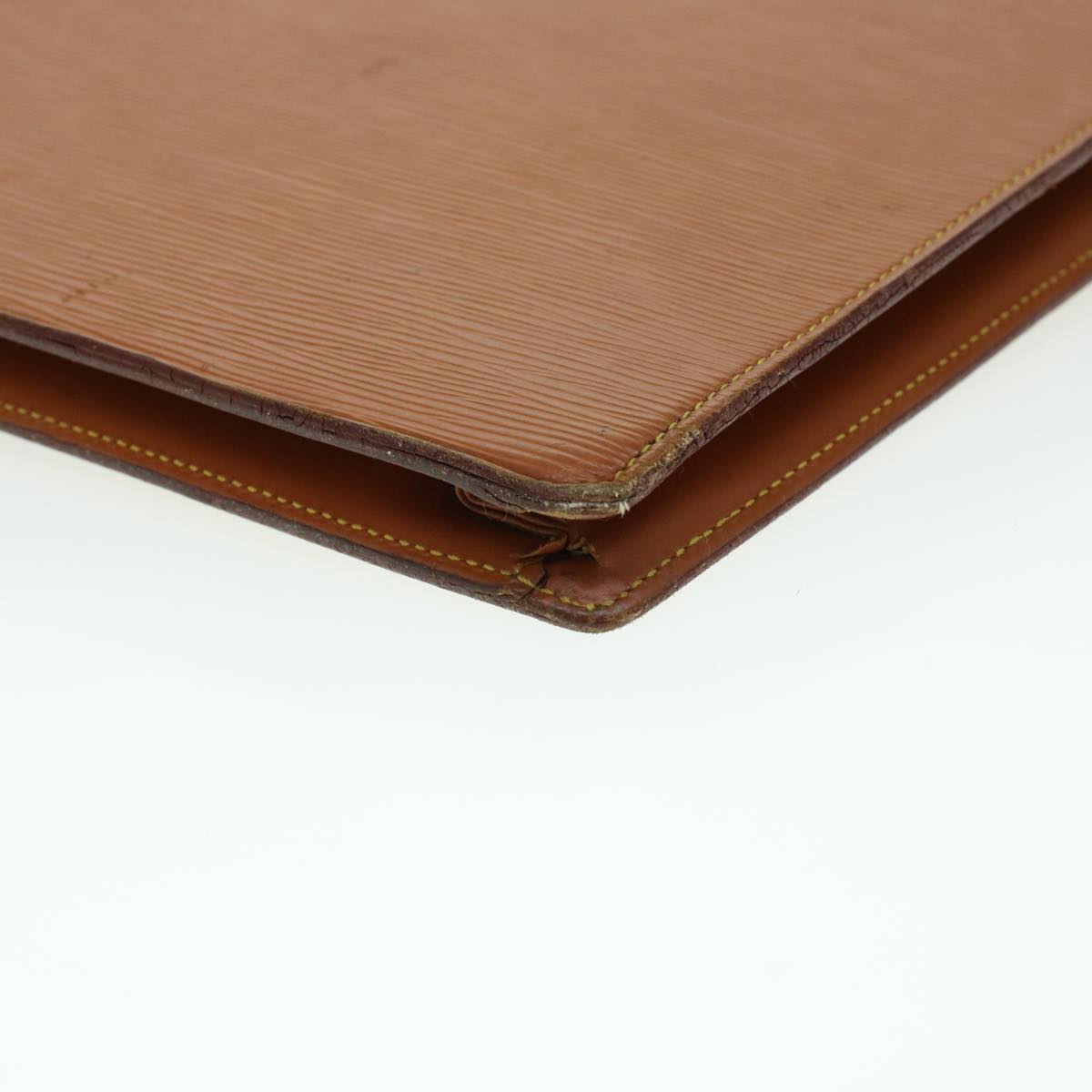 LOUIS VUITTON Epi Porte Documents Bandouliere Briefcase Brown M54468 44097