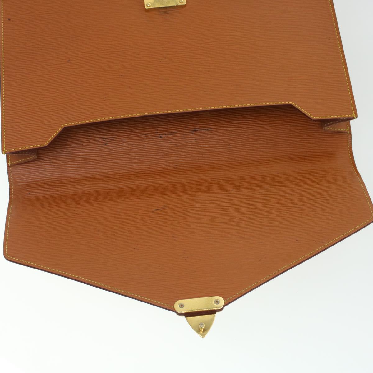 LOUIS VUITTON Epi Porte Documents Bandouliere Briefcase Brown M54468 44097