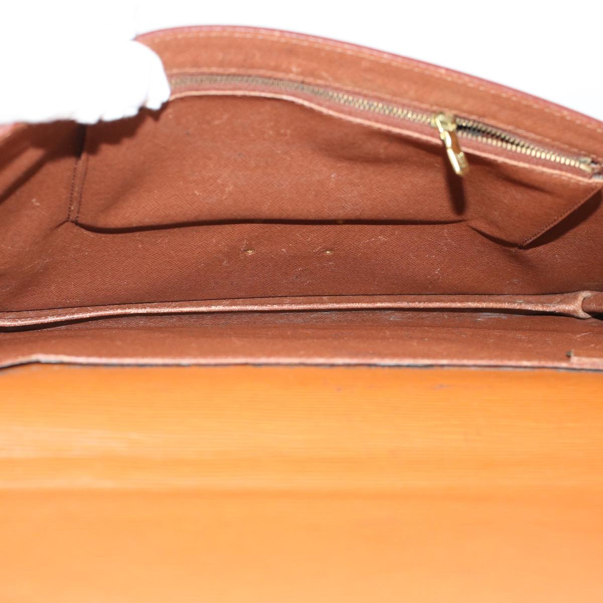 LOUIS VUITTON Epi Porte Documents Bandouliere Briefcase Brown M54468 44097