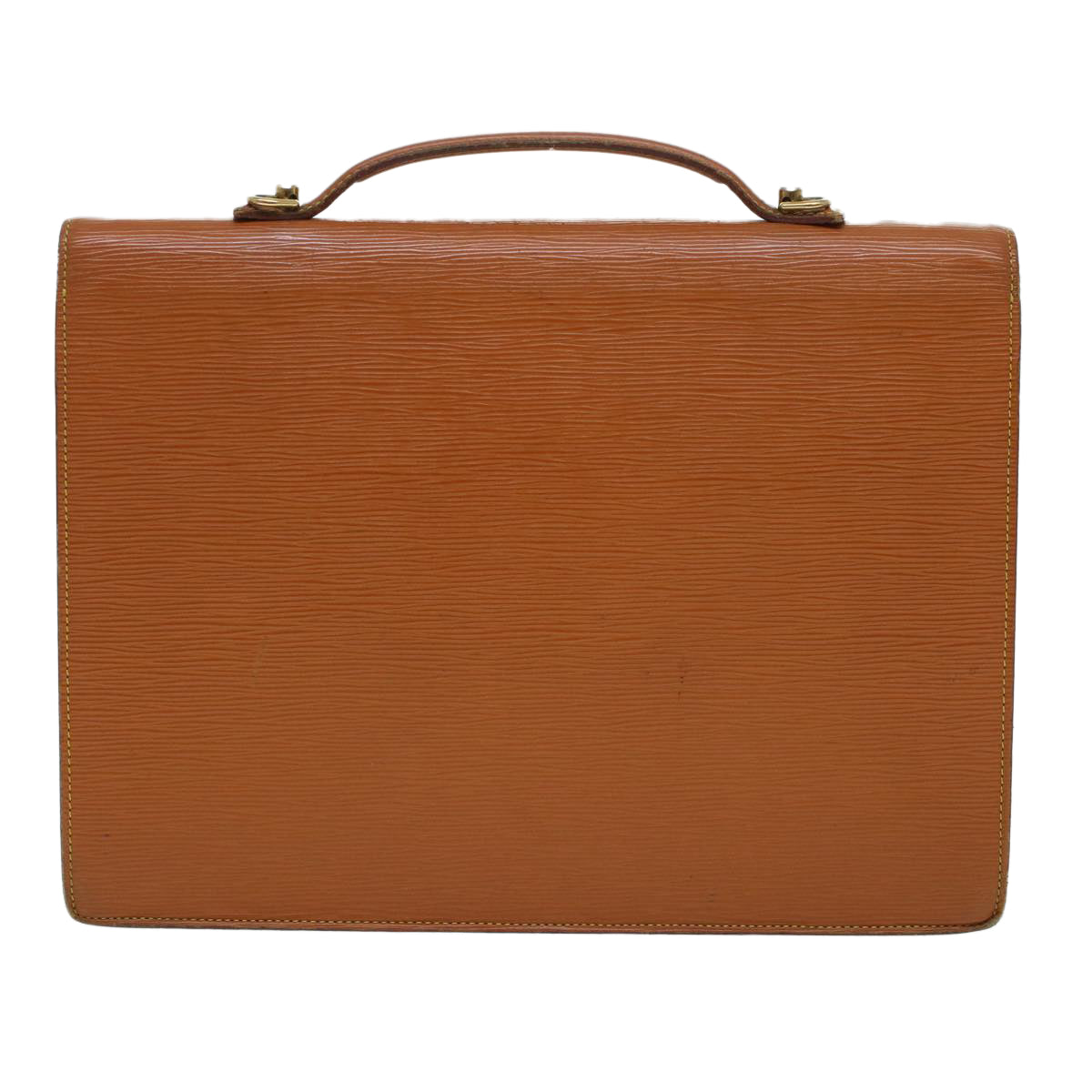 LOUIS VUITTON Epi Porte Documents Bandouliere Briefcase Brown M54468 44097