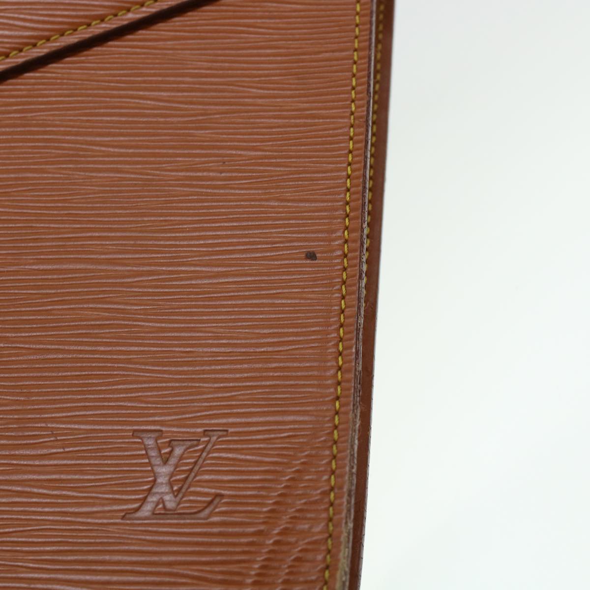 LOUIS VUITTON Epi Porte Documents Bandouliere Briefcase Brown M54468 44097