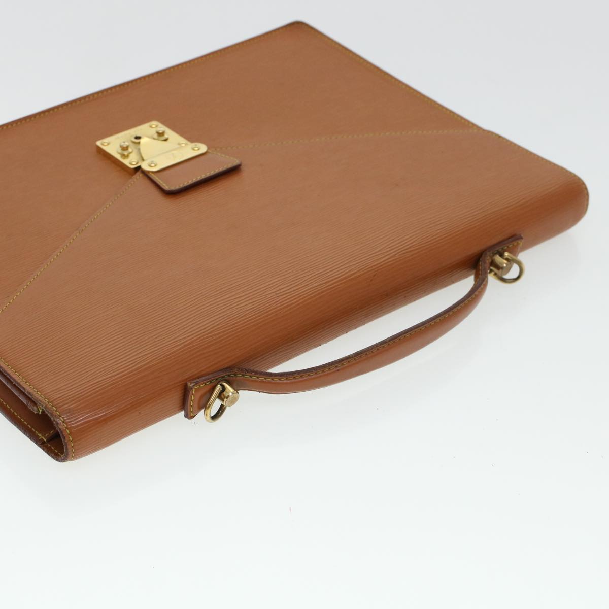 LOUIS VUITTON Epi Porte Documents Bandouliere Briefcase Brown M54468 44097