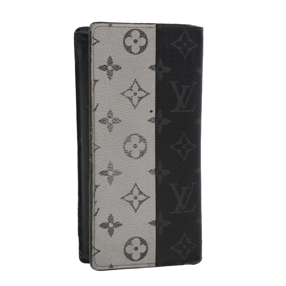 LOUIS VUITTON Eclipse Split Portefeuille Braza Long Wallet M63027 LV 44110