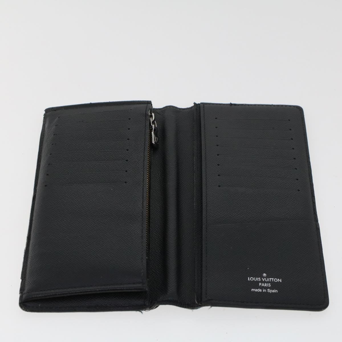 LOUIS VUITTON Eclipse Split Portefeuille Braza Long Wallet M63027 LV 44110