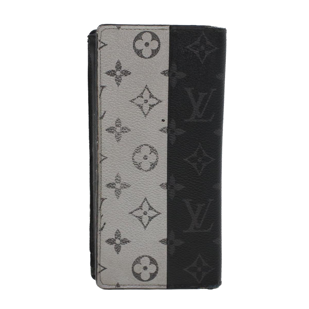 LOUIS VUITTON Eclipse Split Portefeuille Braza Long Wallet M63027 LV 44110