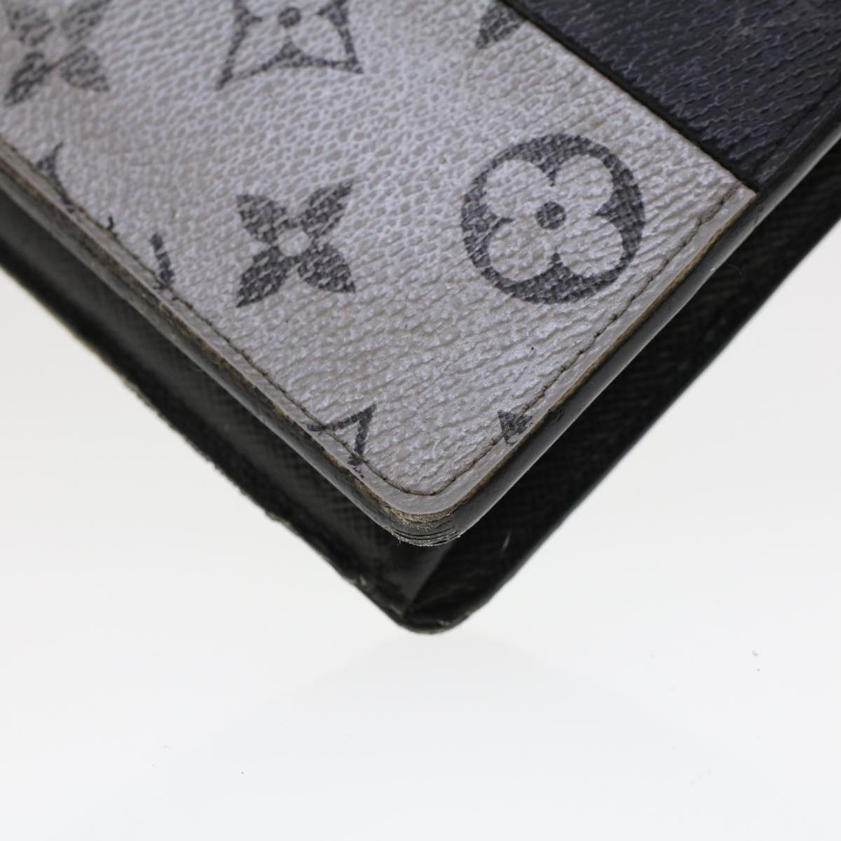 LOUIS VUITTON Eclipse Split Portefeuille Braza Long Wallet M63027 LV 44110
