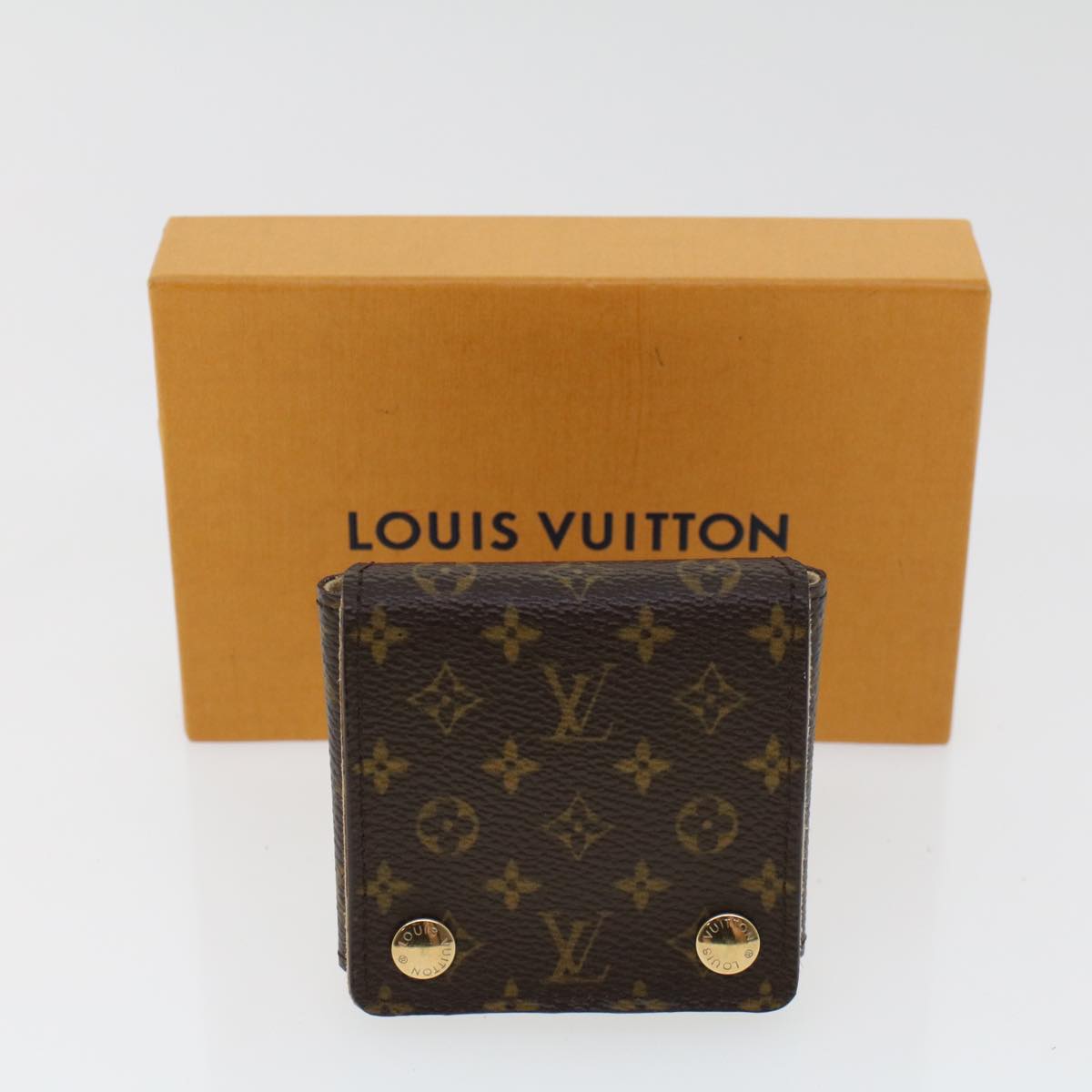 LOUIS VUITTON Monogram Jewelry Case Accessory Case LV 44127