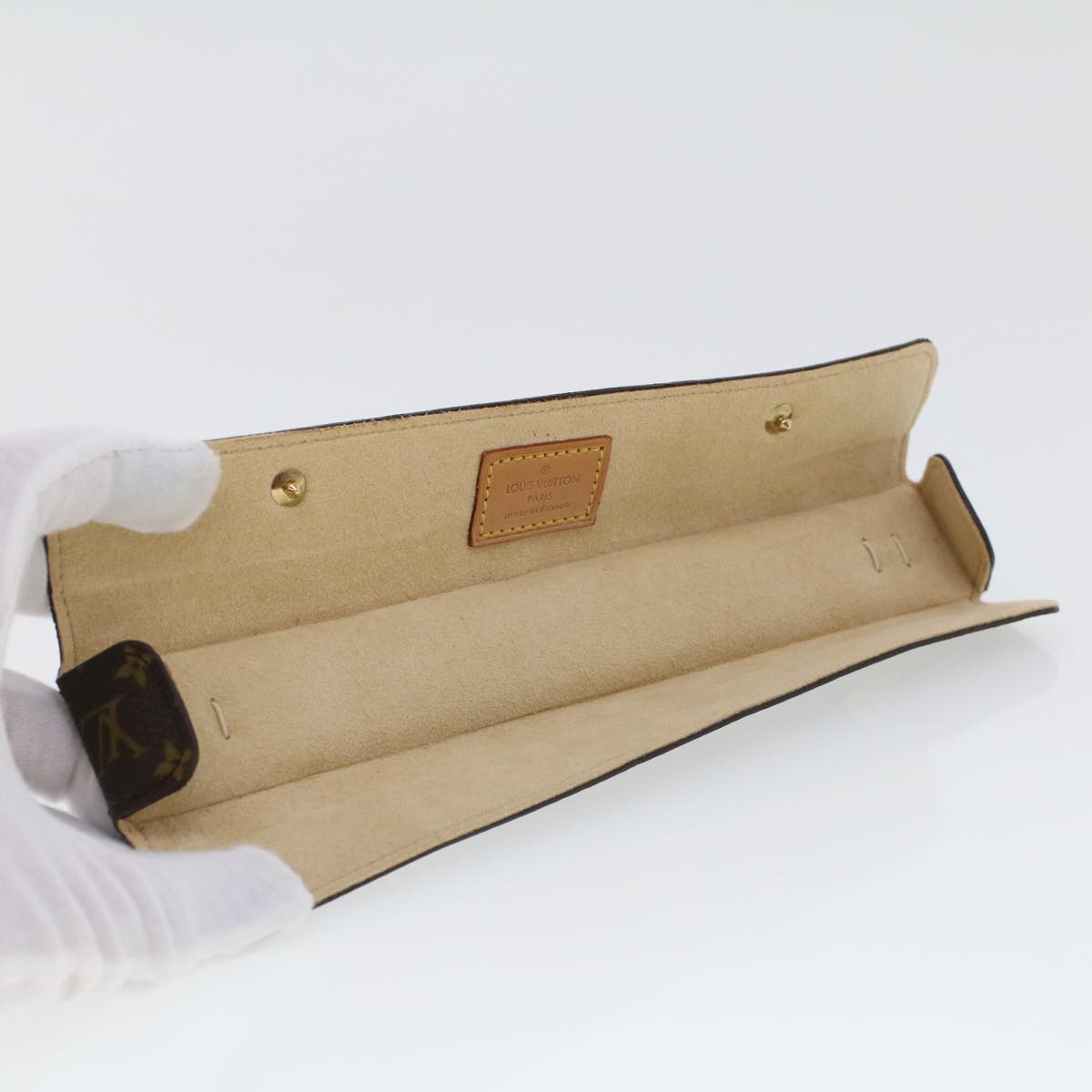 LOUIS VUITTON Monogram Jewelry Case Accessory Case LV 44129