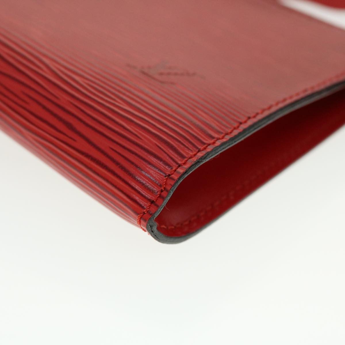 LOUIS VUITTON Epi Pochette Accessoires Pouch Red M52947 LV 44170