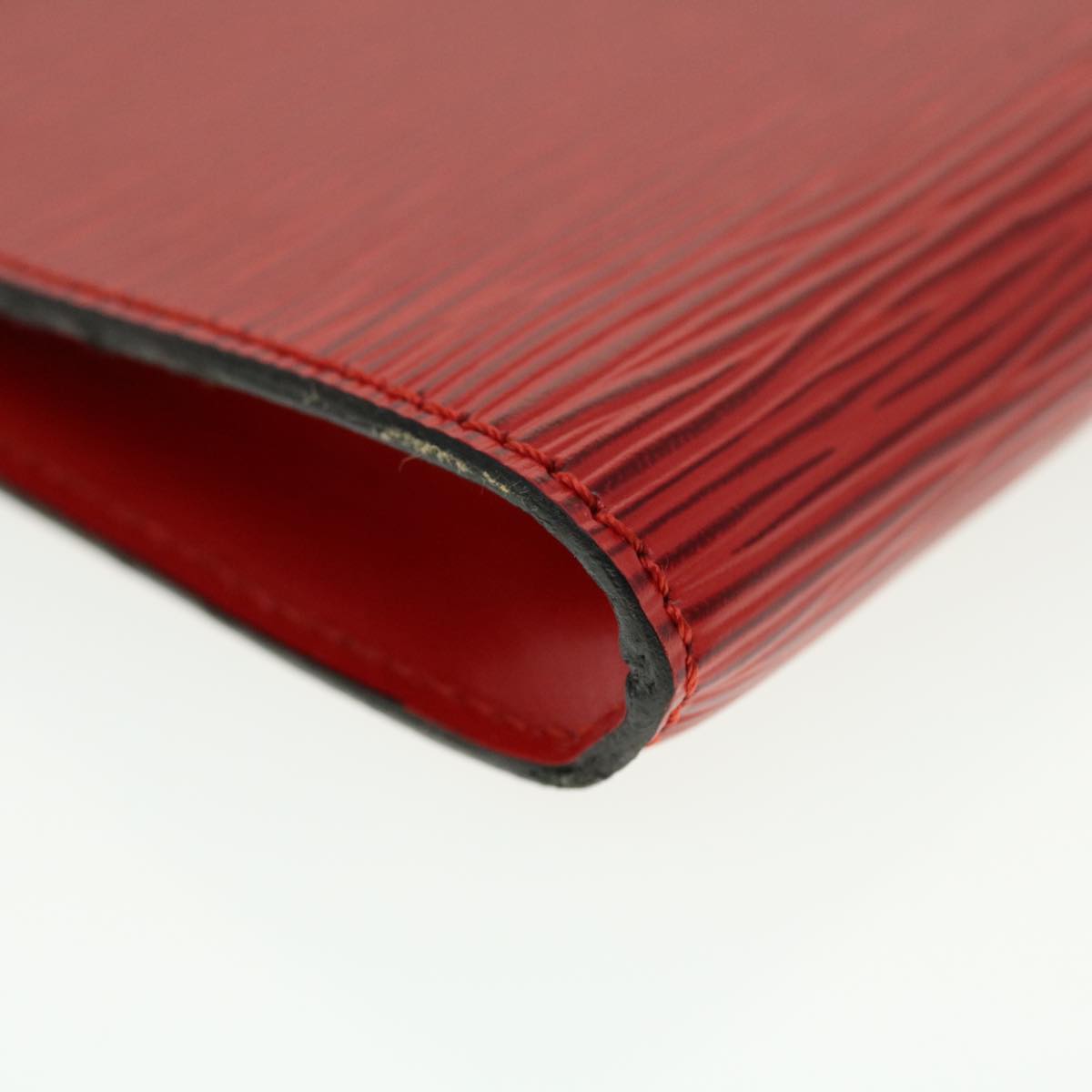 LOUIS VUITTON Epi Pochette Accessoires Pouch Red M52947 LV 44170