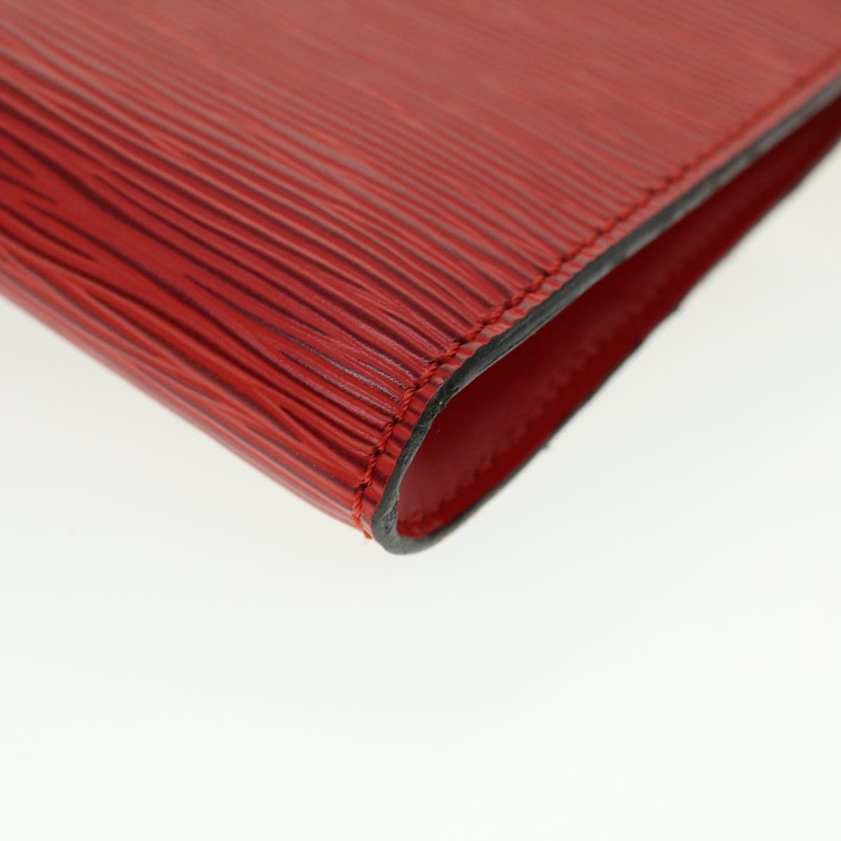 LOUIS VUITTON Epi Pochette Accessoires Pouch Red M52947 LV 44170