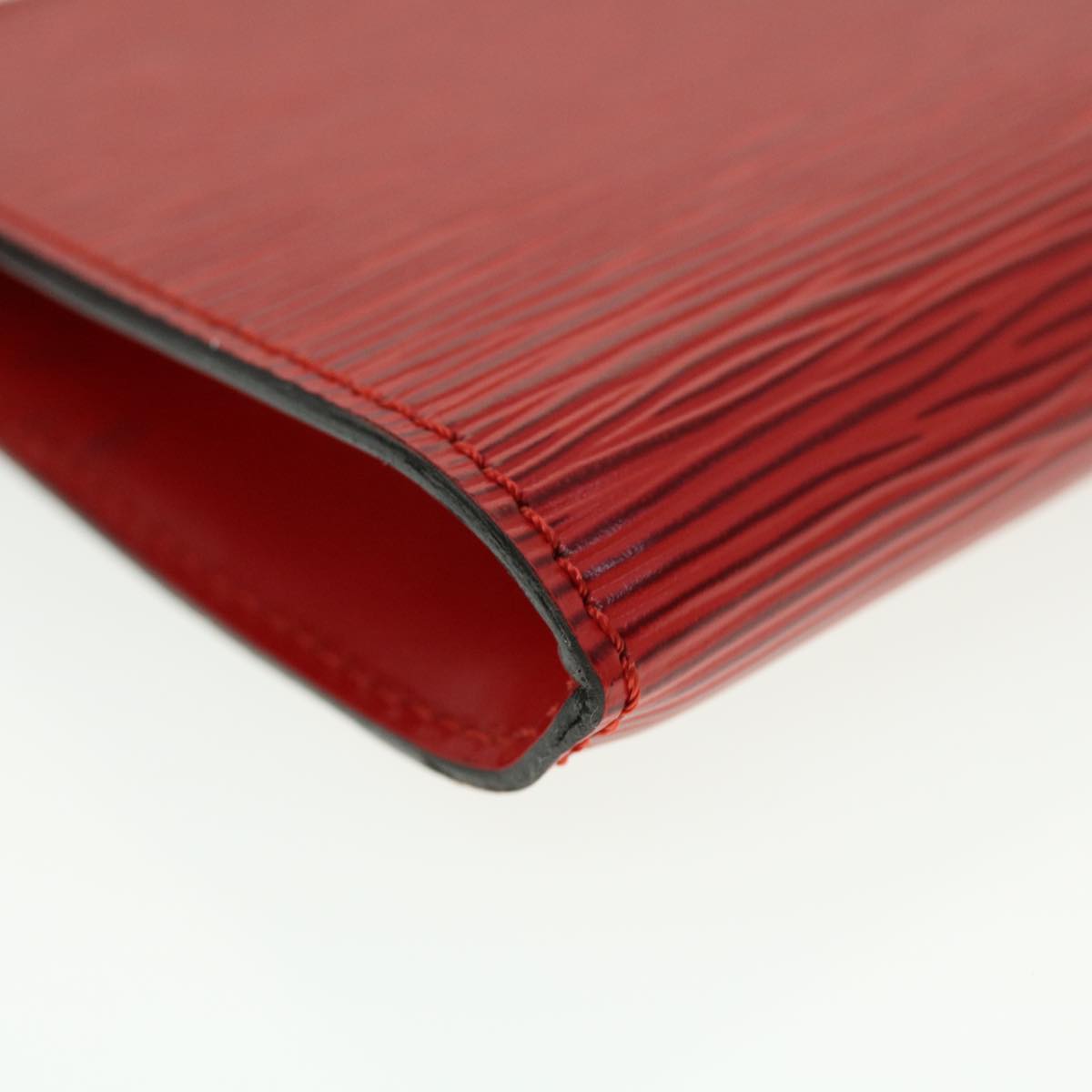 LOUIS VUITTON Epi Pochette Accessoires Pouch Red M52947 LV 44170