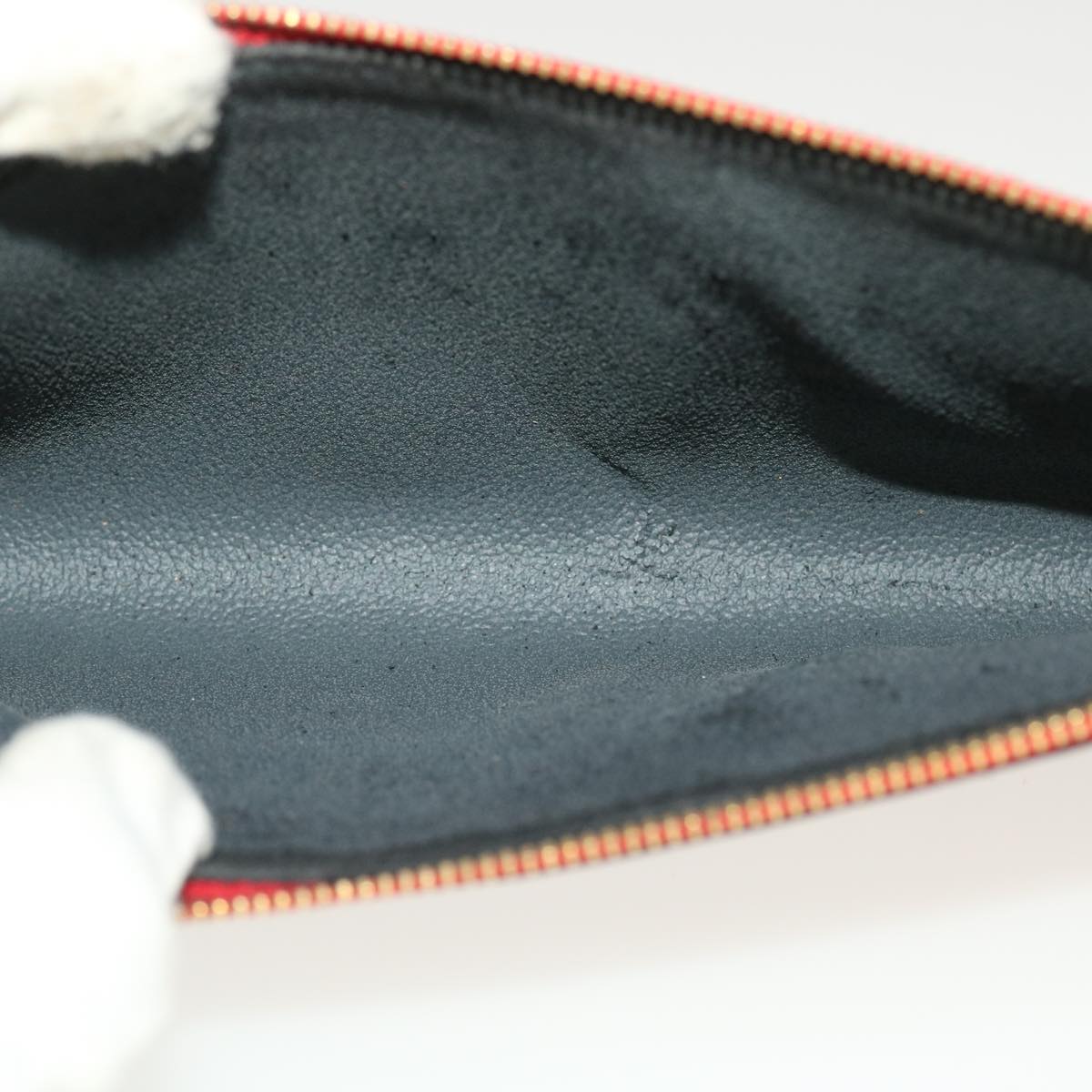 LOUIS VUITTON Epi Pochette Accessoires Pouch Red M52947 LV 44170