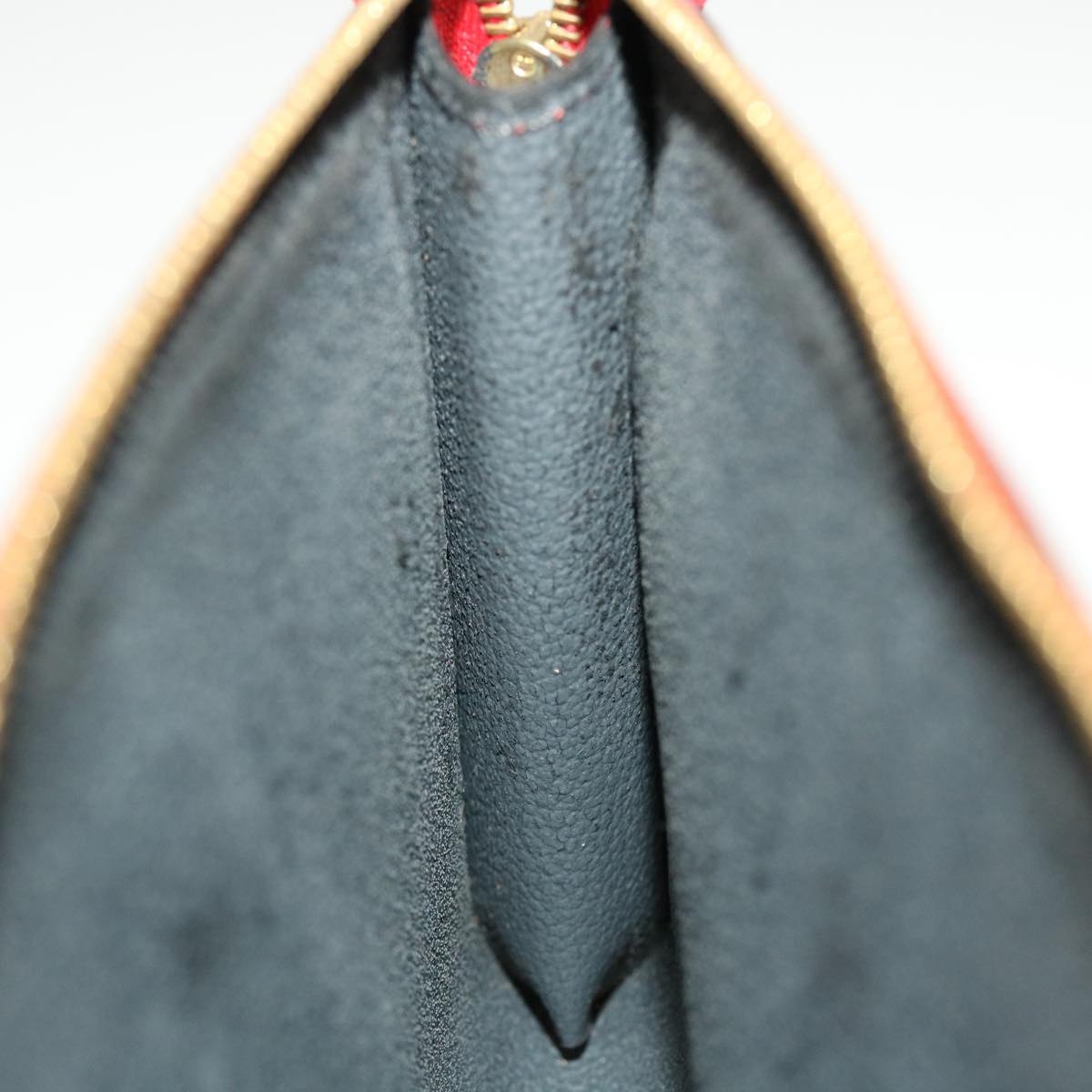 LOUIS VUITTON Epi Pochette Accessoires Pouch Red M52947 LV 44170