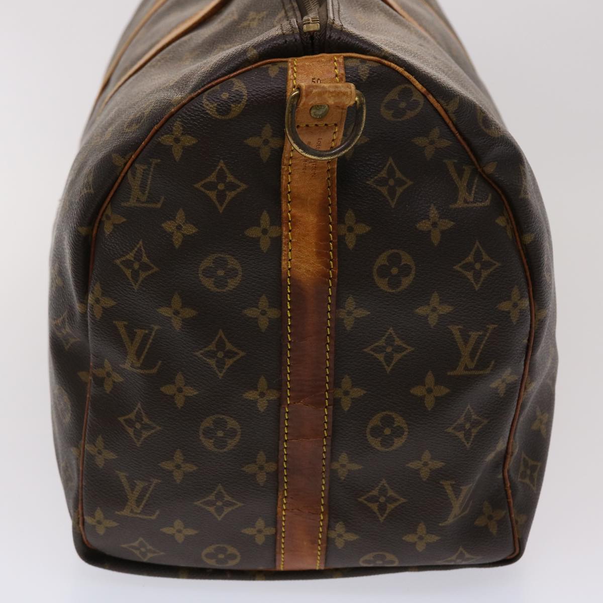 LOUIS VUITTON Monogram Keepall Bandouliere 50 Boston Bag M41416 LV 44208