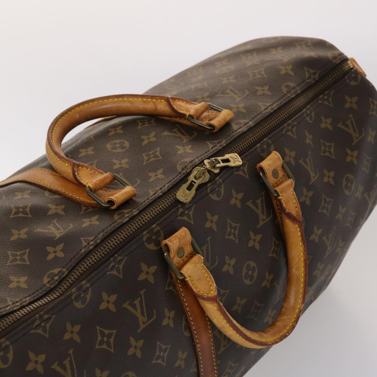 LOUIS VUITTON Monogram Keepall Bandouliere 50 Boston Bag M41416 LV 44208
