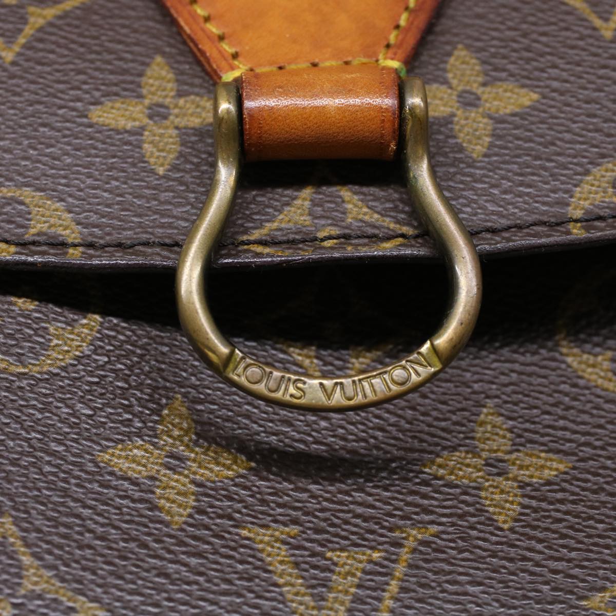 LOUIS VUITTON Monogram Saint Cloud GM Shoulder Bag M51242 LV 44222