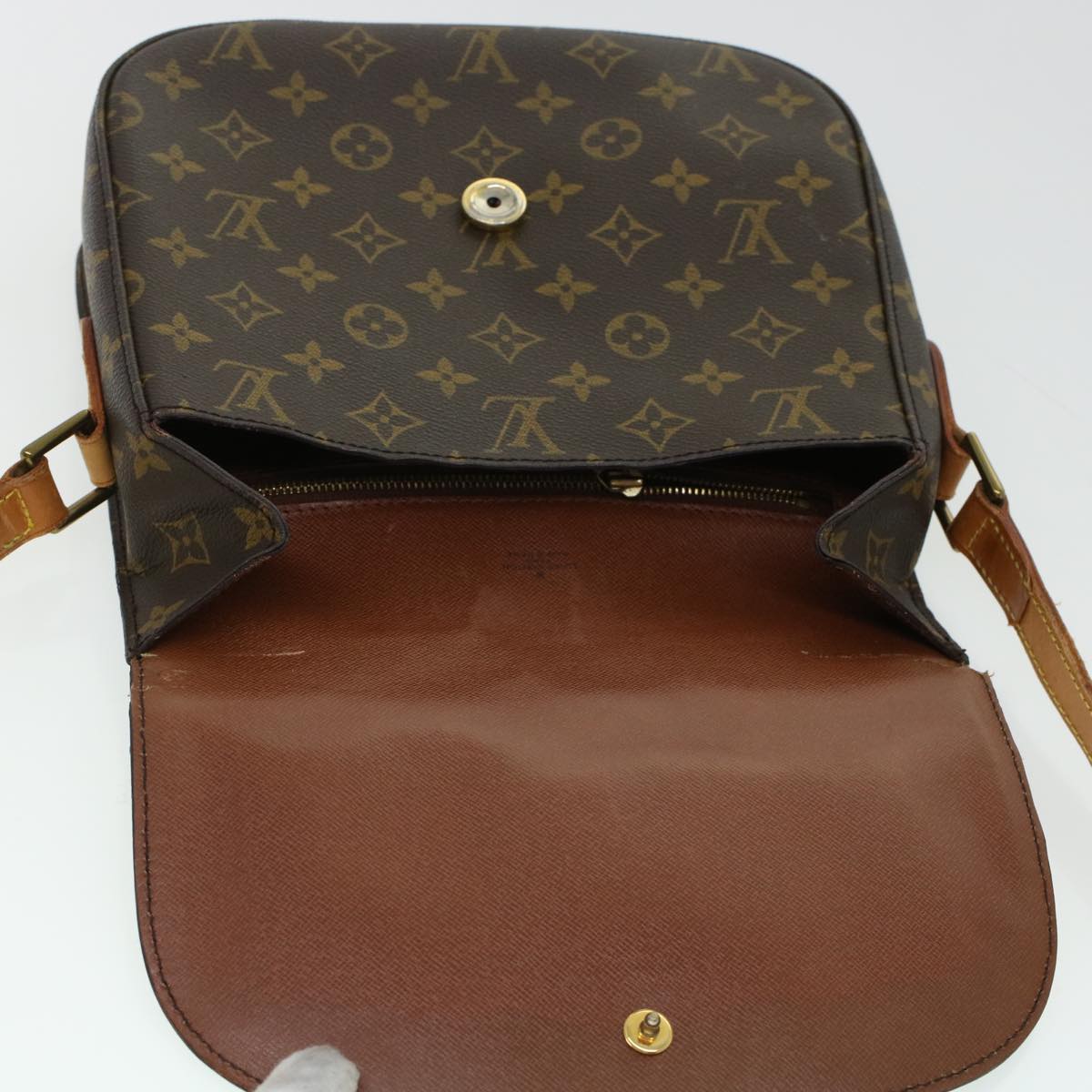 LOUIS VUITTON Monogram Saint Cloud GM Shoulder Bag M51242 LV 44222