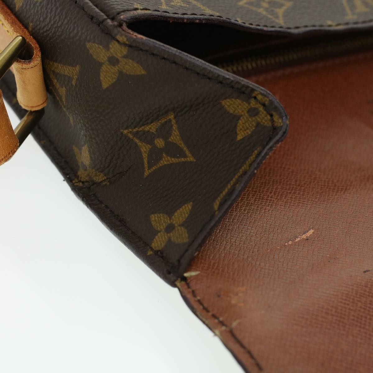 LOUIS VUITTON Monogram Saint Cloud GM Shoulder Bag M51242 LV 44222