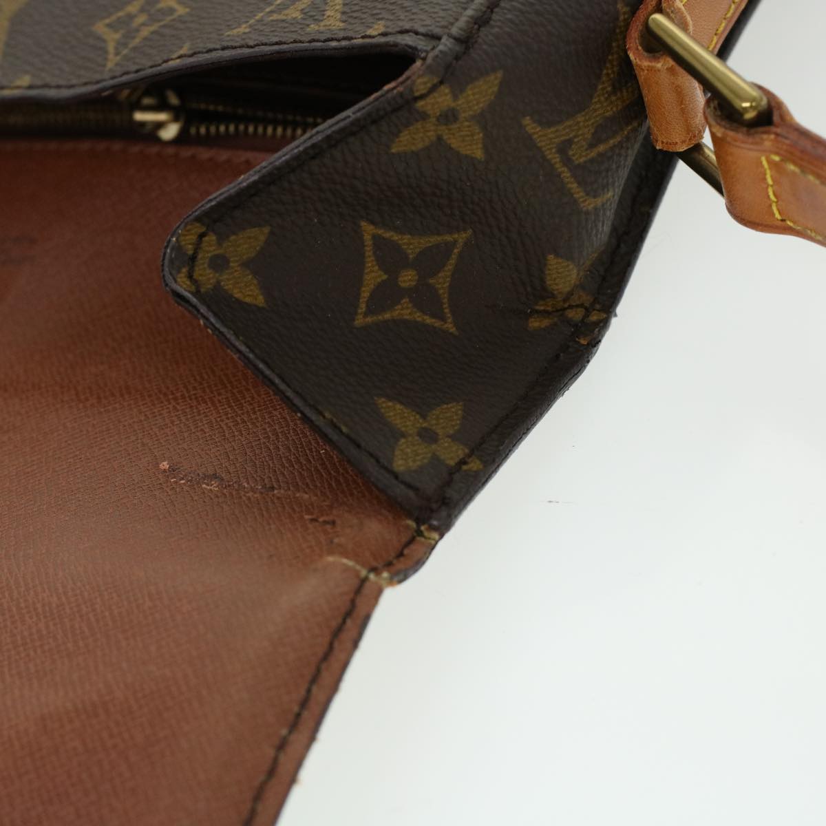 LOUIS VUITTON Monogram Saint Cloud GM Shoulder Bag M51242 LV 44222