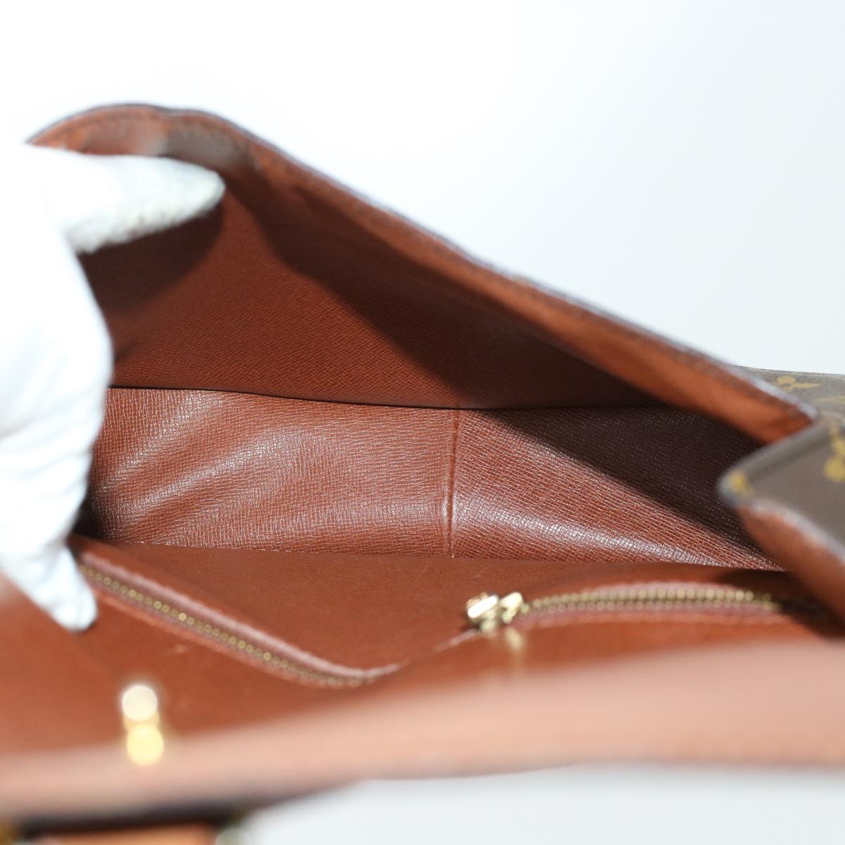 LOUIS VUITTON Monogram Saint Cloud GM Shoulder Bag M51242 LV 44222