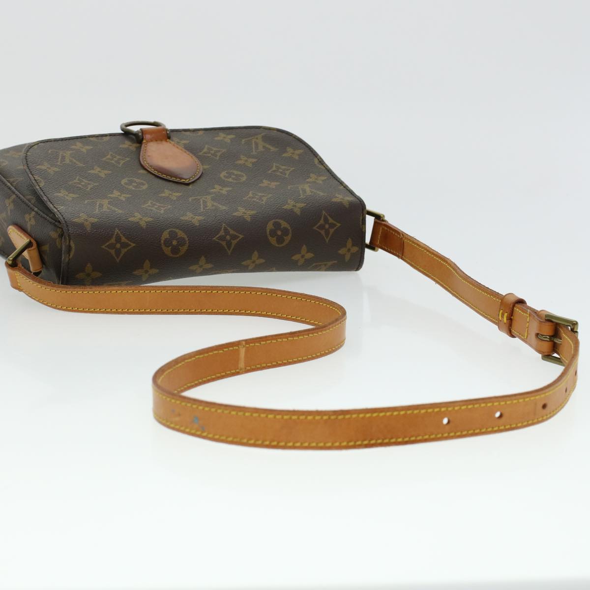 LOUIS VUITTON Monogram Saint Cloud GM Shoulder Bag M51242 LV 44222