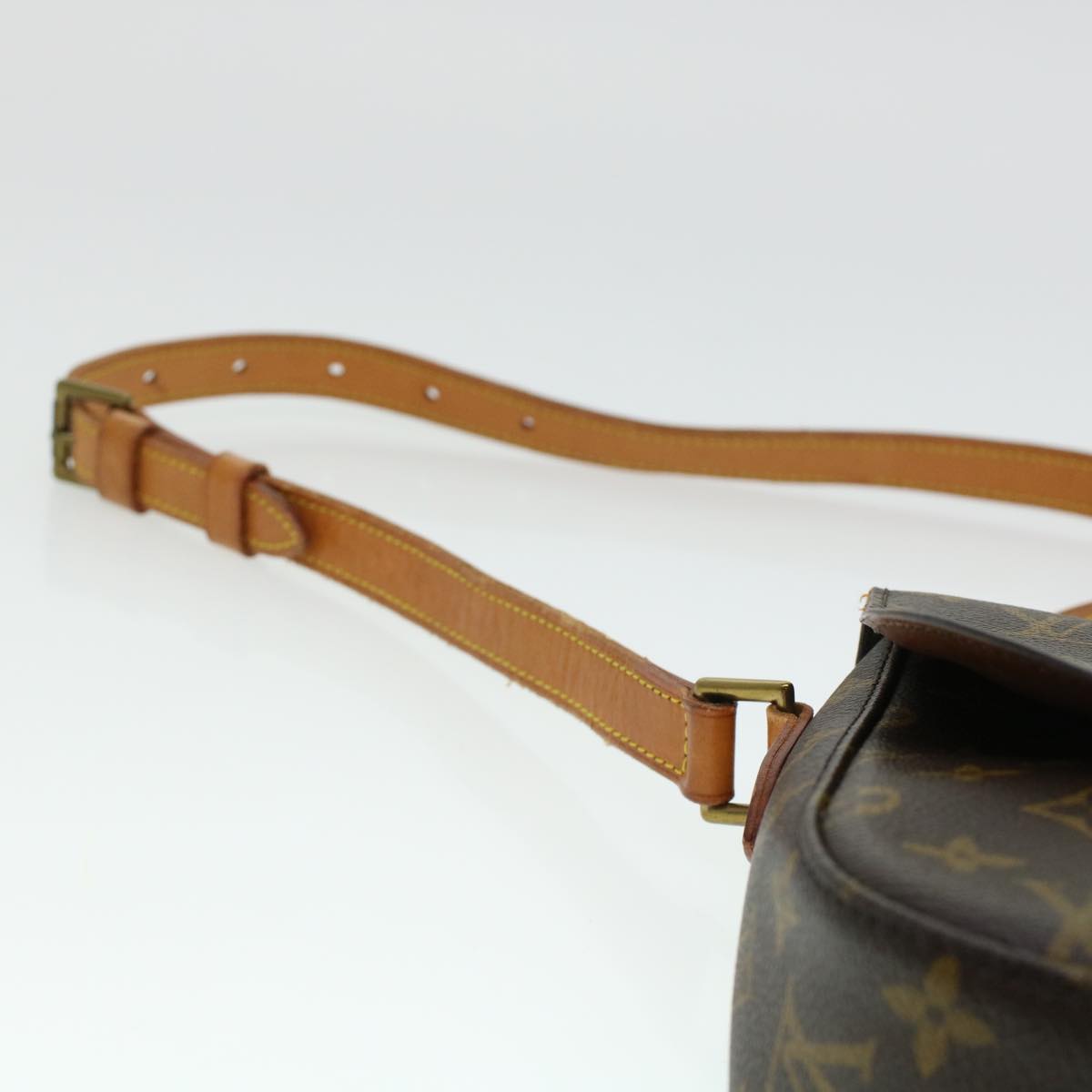 LOUIS VUITTON Monogram Saint Cloud GM Shoulder Bag M51242 LV 44222