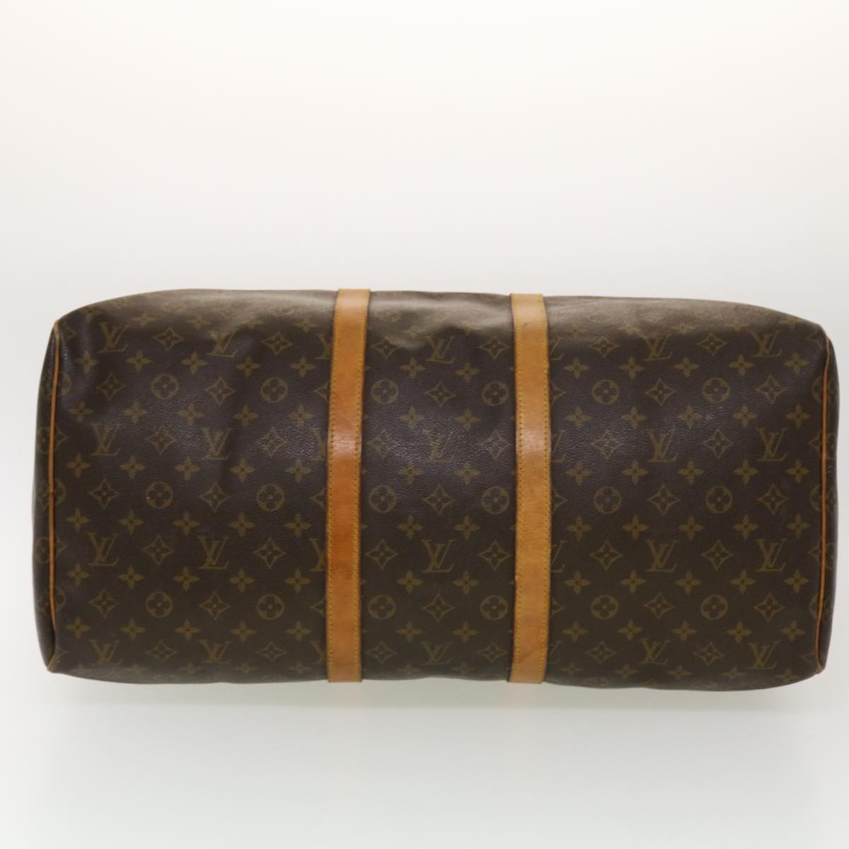 LOUIS VUITTON Monogram Keepall 55 Boston Bag M41424 LV 44228