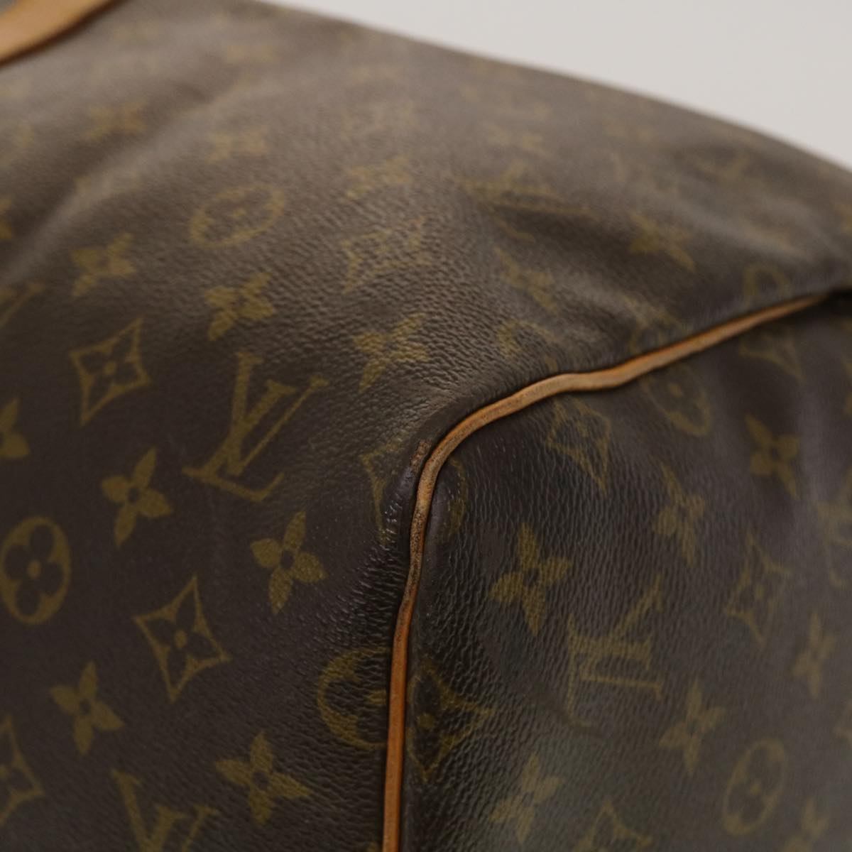 LOUIS VUITTON Monogram Keepall 55 Boston Bag M41424 LV 44228