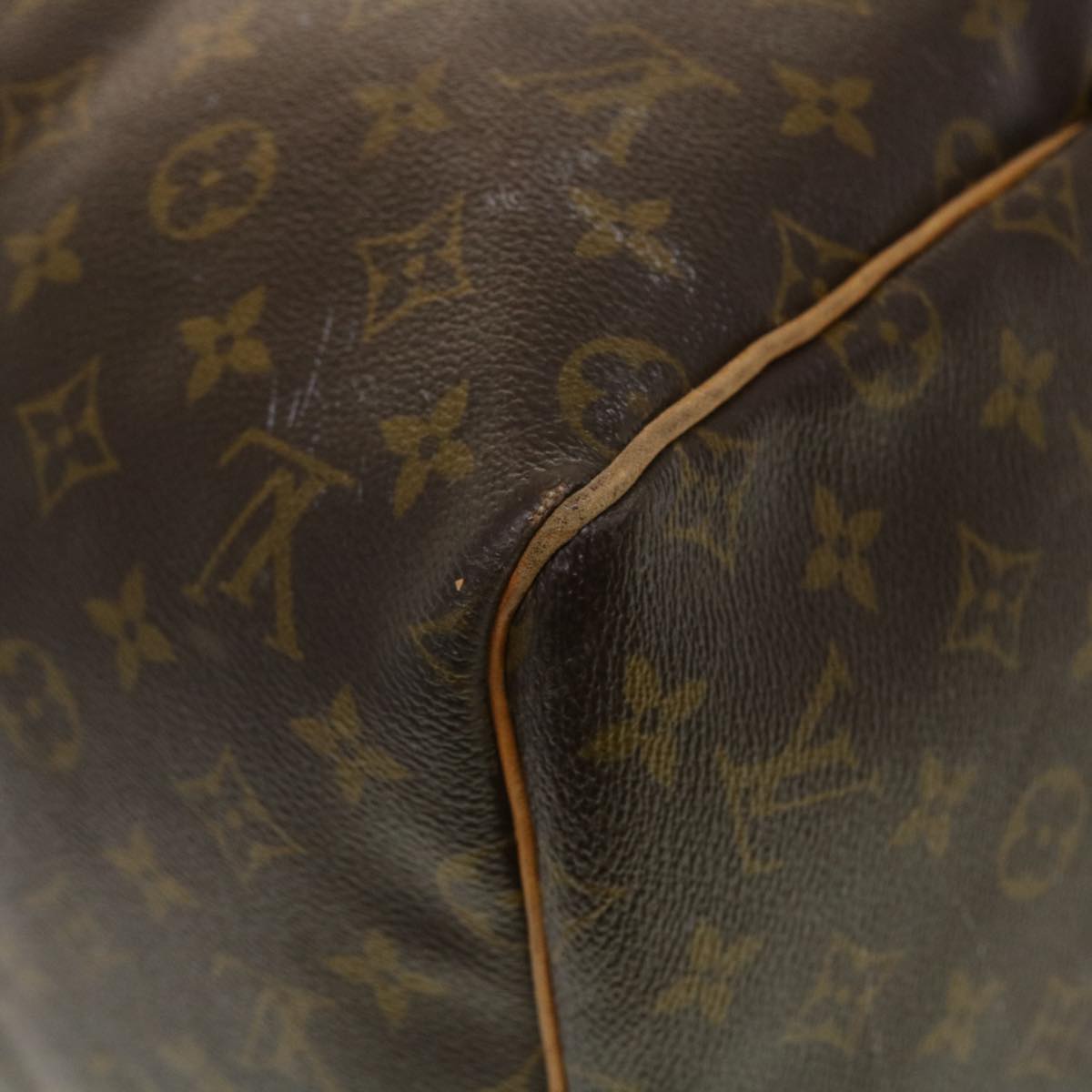LOUIS VUITTON Monogram Keepall 55 Boston Bag M41424 LV 44228