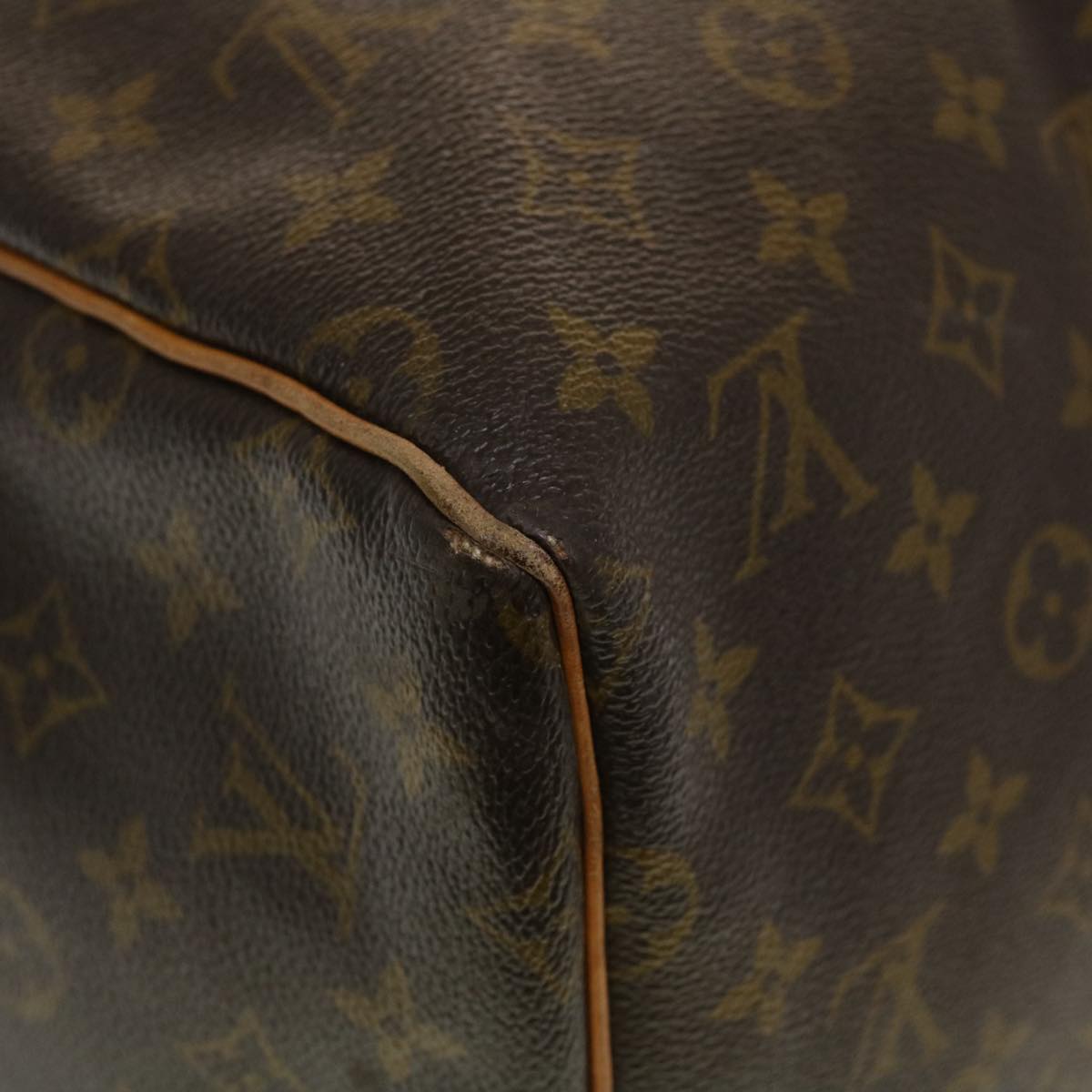 LOUIS VUITTON Monogram Keepall 55 Boston Bag M41424 LV 44228