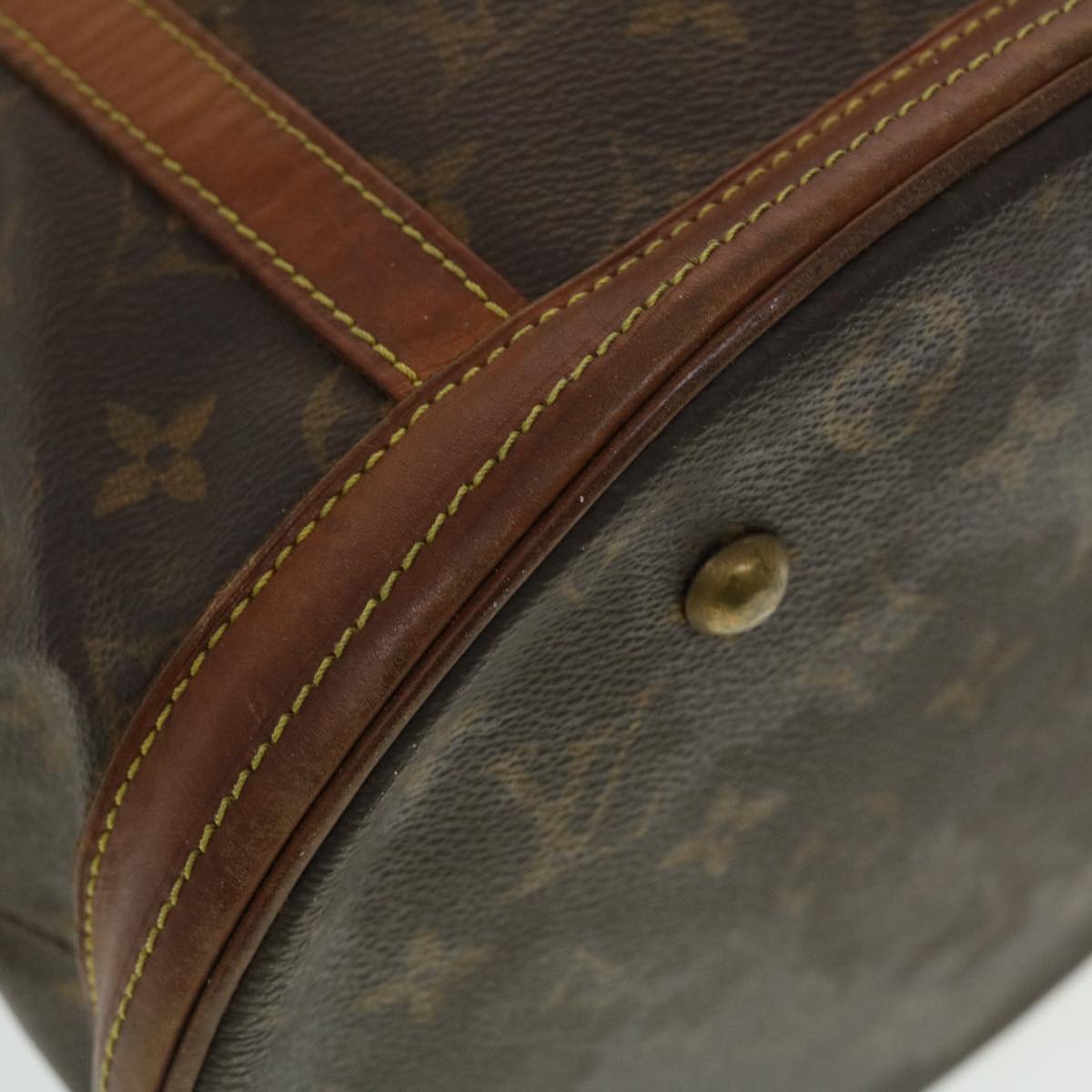 LOUIS VUITTON Monogram Bucket GM Shoulder Bag M42236 LV 44231