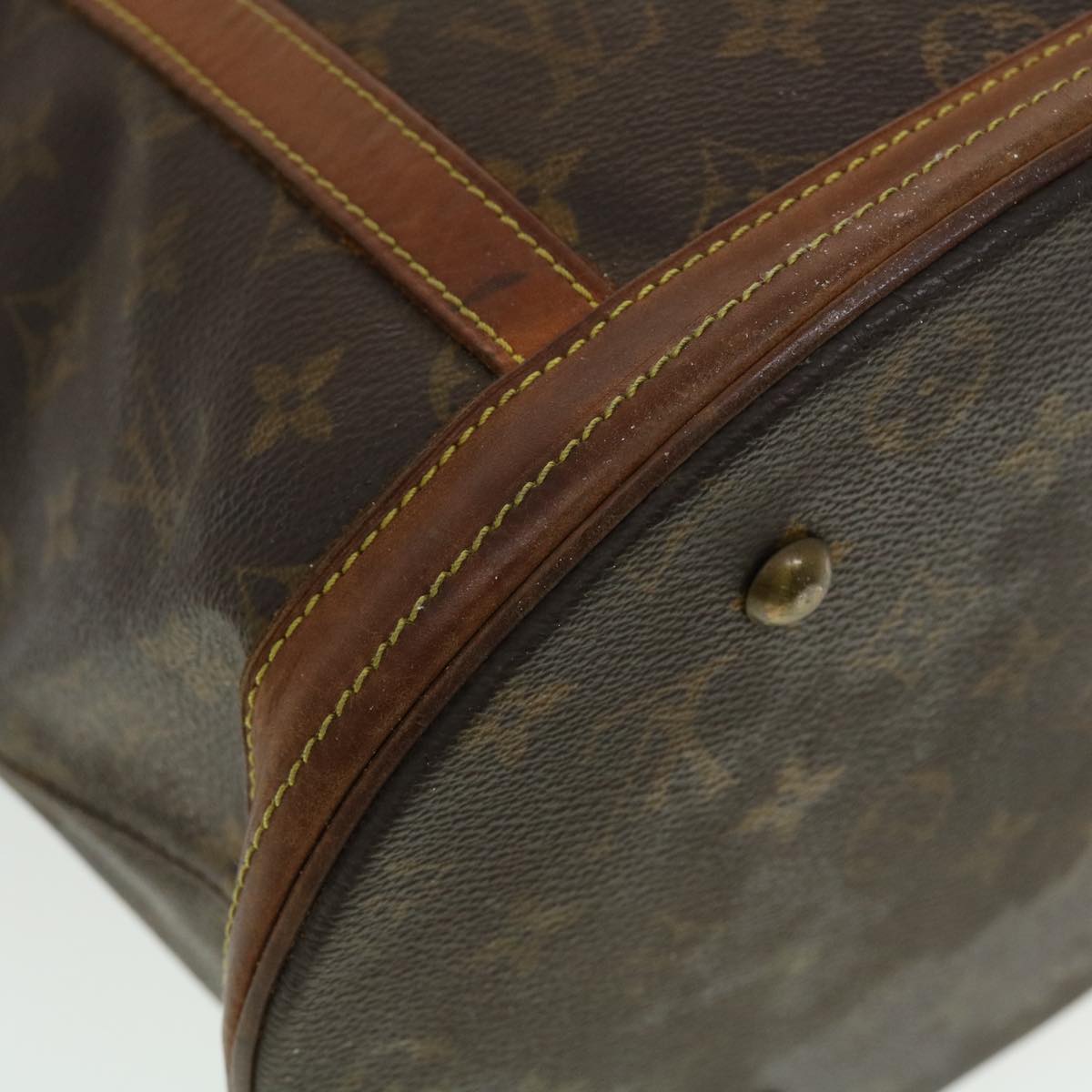 LOUIS VUITTON Monogram Bucket GM Shoulder Bag M42236 LV 44231