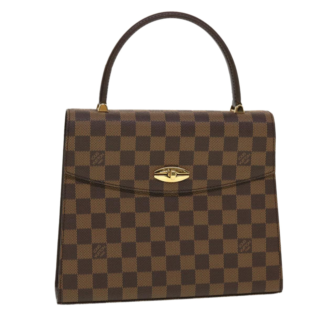 LOUIS VUITTON Damier Ebene Malesherbes Hand Bag N51379 LV 44244