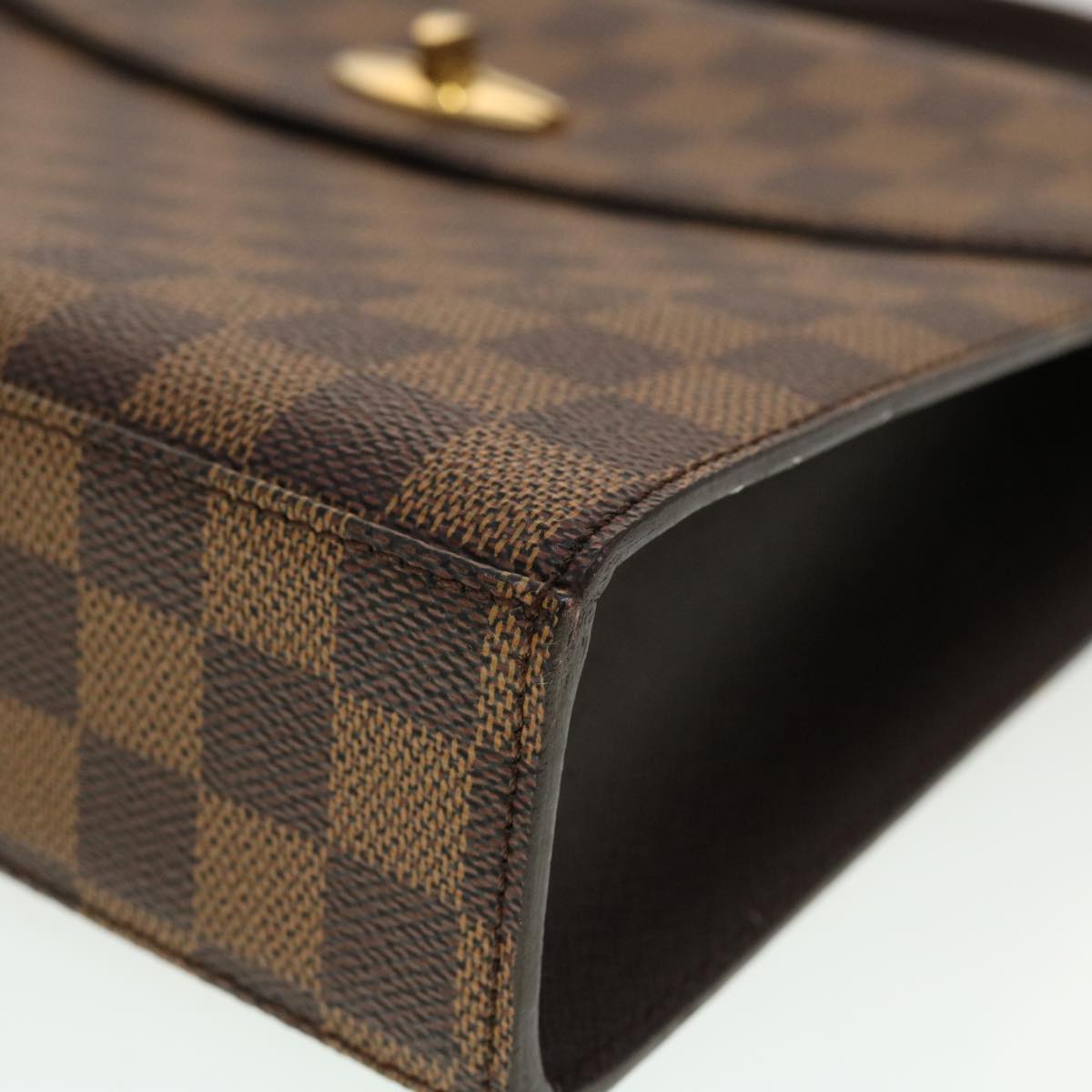 LOUIS VUITTON Damier Ebene Malesherbes Hand Bag N51379 LV 44244