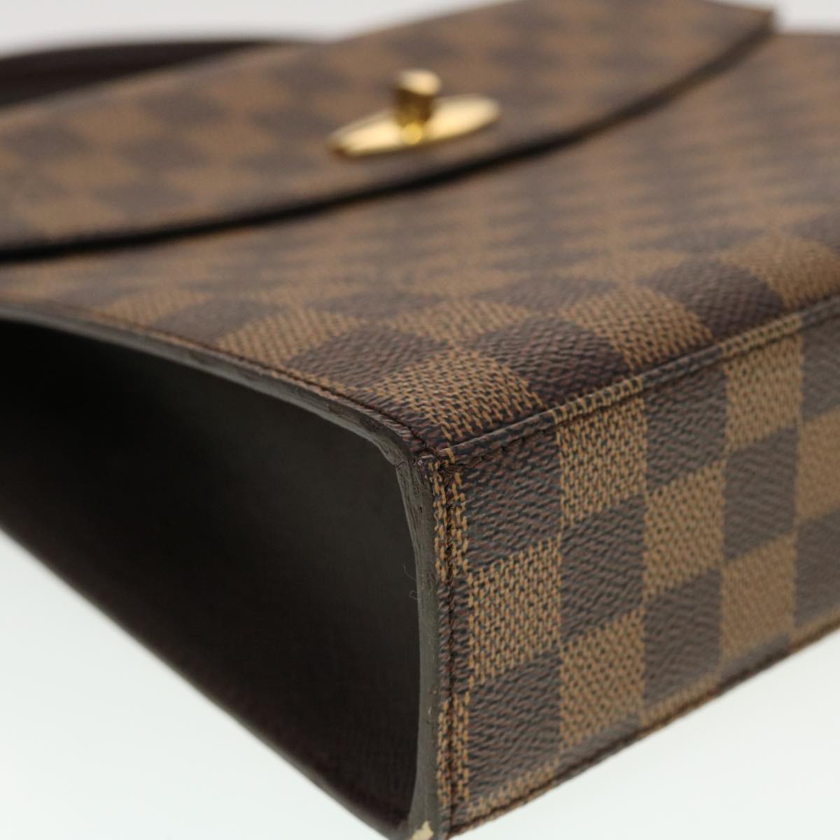 LOUIS VUITTON Damier Ebene Malesherbes Hand Bag N51379 LV 44244