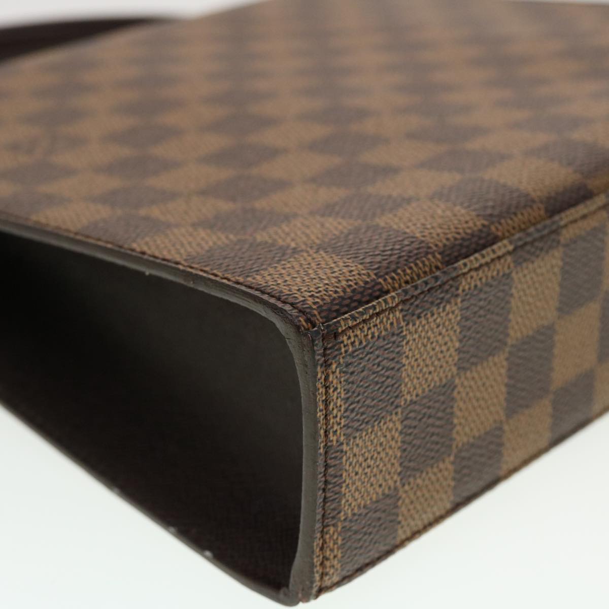 LOUIS VUITTON Damier Ebene Malesherbes Hand Bag N51379 LV 44244